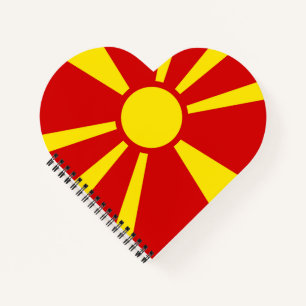 Vlag van Noord-Macedonië Notitieboek