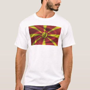 Vlag van Noord-Macedonië T-shirt