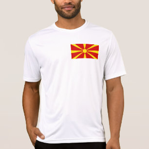 Vlag van Noord-Macedonië T-shirt