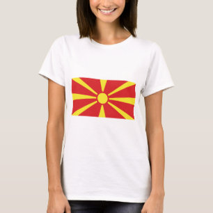 Vlag van Noord-Macedonië T-shirt