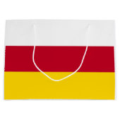 Vlag van Noord-Ossetië Groot Cadeauzakje (Voorkant)