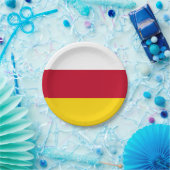 Vlag van Noord-Ossetië Papieren Bordje (Feest)