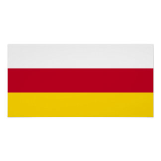 Vlag van Noord-Ossetië Perfect Poster