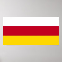 Vlag van Noord-Ossetië