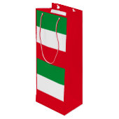 Vlag van Noordrijn-Westfalen Wine Gift Bag Wijn Cadeautas (Achterkant Gekanteld)