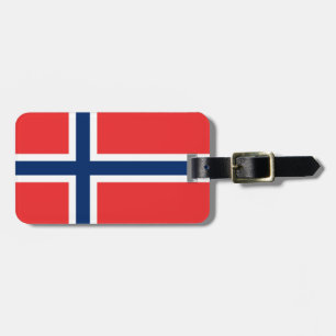 Vlag van Noorwegen Bagagelabel