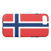 Vlag van Noorwegen Case-Mate iPhone Case (Achterkant (Horizontaal))