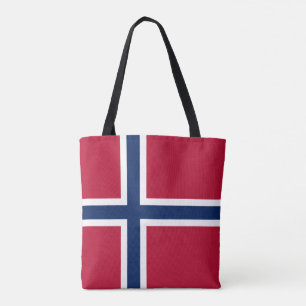 Vlag van Noorwegen Draagtas