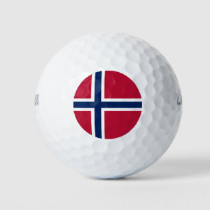 Vlag van Noorwegen Golfballen