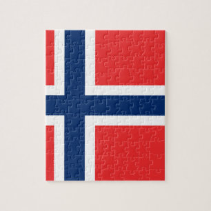 Vlag van Noorwegen Legpuzzel