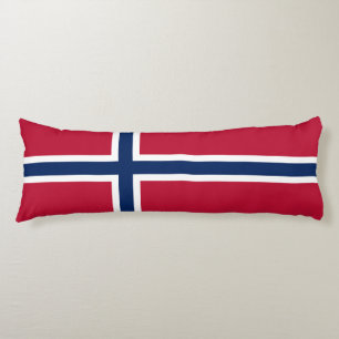 Vlag van Noorwegen Lichaamskussen
