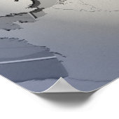 Vlag van Noorwegen Poster (Hoek)