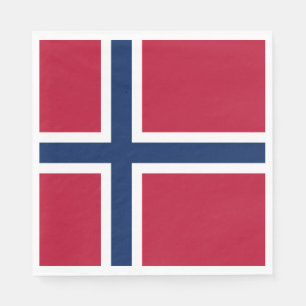 Vlag van Noorwegen Servet