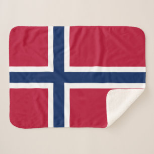 Vlag van Noorwegen Sherpa Deken