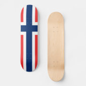 Vlag van Noorwegen Skateboard (Voorkant)