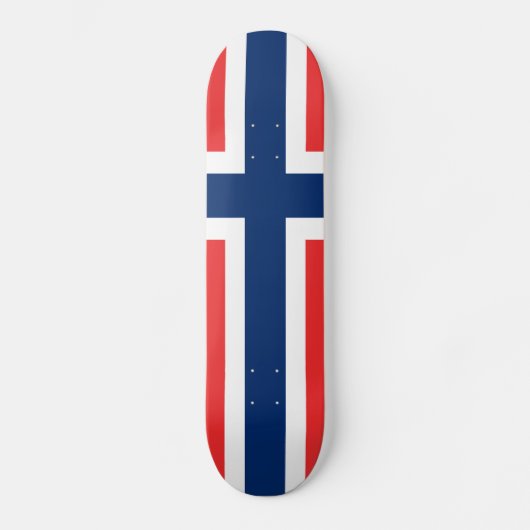 Vlag van Noorwegen Skateboard (Voorkant)
