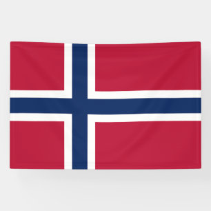 Vlag van Noorwegen Spandoek