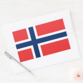 Vlag van Noorwegen Sticker (Envelop)