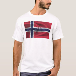 Vlag van Noorwegen T-shirt