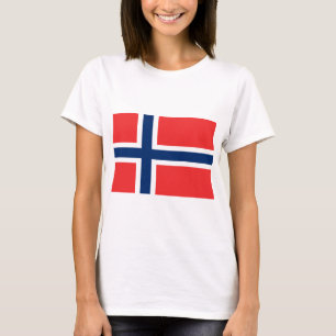 Vlag van Noorwegen T-shirt