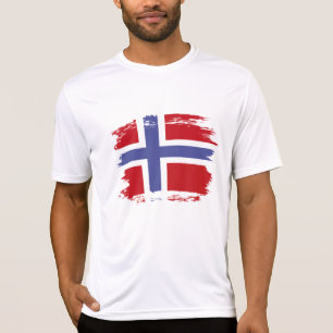 Vlag van Noorwegen T-shirt