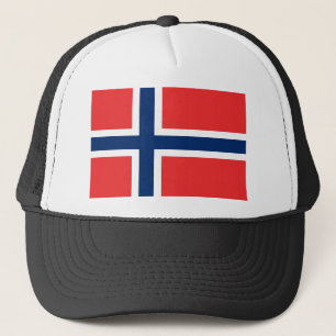 Vlag van Noorwegen Trucker Pet
