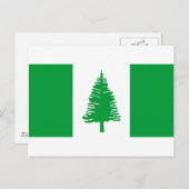 vlag van Norfolk Briefkaart (Voorkant / Achterkant)