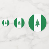 vlag van Norfolk Confetti (Achterkanten)