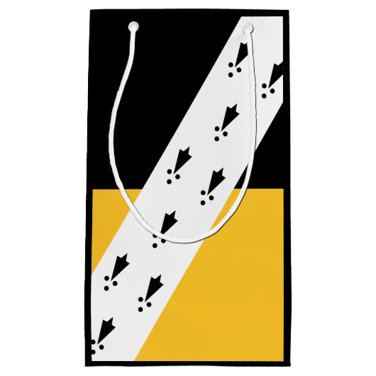 Vlag van Norfolk Small Gift Bag Klein Cadeauzakje (Voorkant)