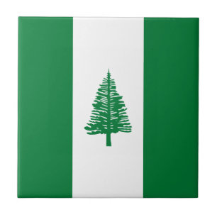 Vlag van Norfolk Tegeltje