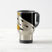 Vlag van Norfolk Travel Mug Reisbeker (Voorkant rechts)