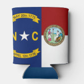 vlag van North Carolina Blikjeskoeler (Achterkant)