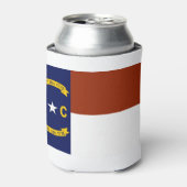 Vlag van North Carolina Blikjeskoeler (Blikje Voorkant)
