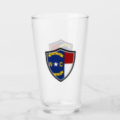 vlag van North Carolina Glas (Voorkant)