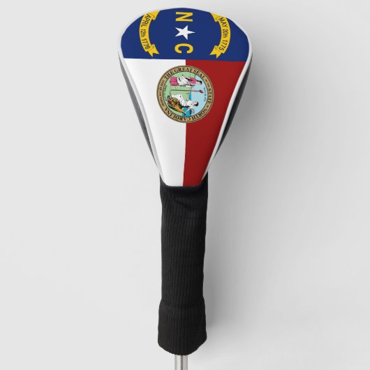 vlag van North Carolina Golfheadcover (Voorkant)
