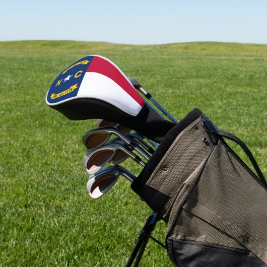 Vlag van North Carolina Golfheadcover (Insitu)