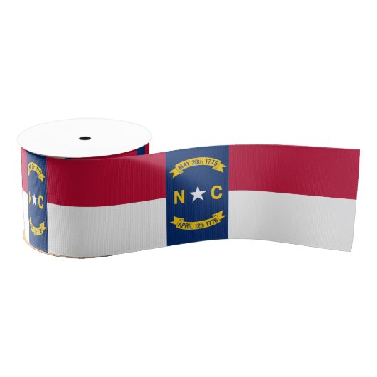vlag van North Carolina Grosgrain Lint (Spoel)