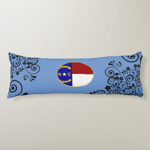 vlag van North Carolina Lichaamskussen