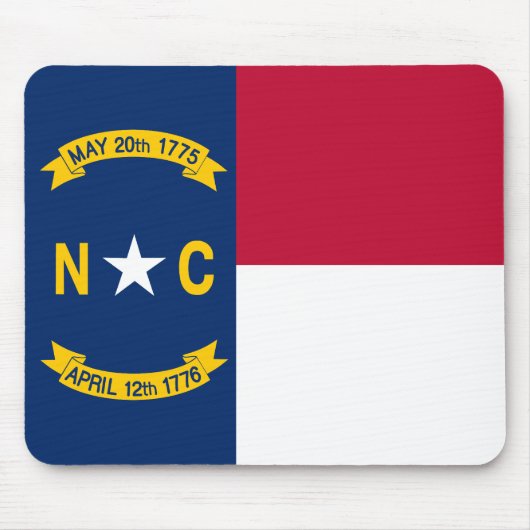 Vlag van North Carolina Muismat (Voorkant)