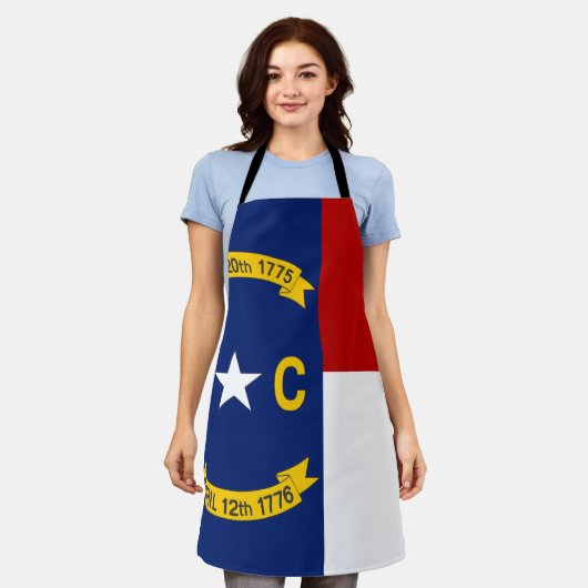 vlag van North Carolina Schort (Gedragen)