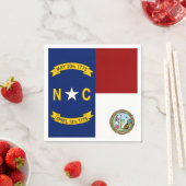 vlag van North Carolina Servet (Insitu)