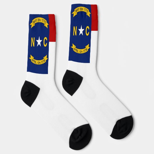 vlag van North Carolina Sokken (Rechts)
