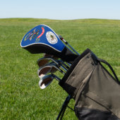 vlag van North Dakota Golfheadcover (Insitu)