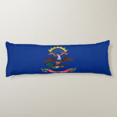 Vlag van North Dakota Lichaamskussen (Achterkant)