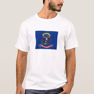 Vlag van North Dakota T-shirt