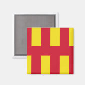 Vlag van Northumberland Magnet Magneet (Voorkant / Achterkant)