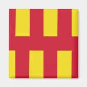 Vlag van Northumberland Magnet Magneet (Voorkant)