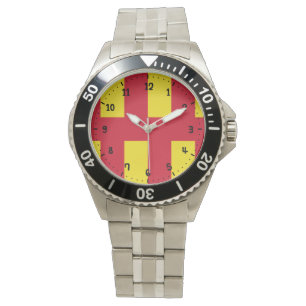 Vlag van Northumberland Watch Horloge