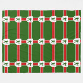 Vlag van Nottinghamshire Fleece Deken (Voorkant (Horizontaal))