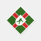 Vlag van Nottinghamshire Servetten (Hoek)